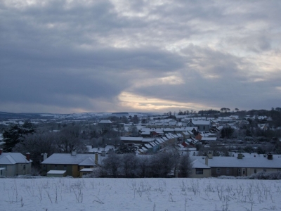 Newmarket in Snow